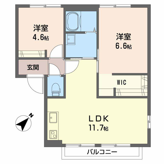 【間取り】 | パークハイツ久保田