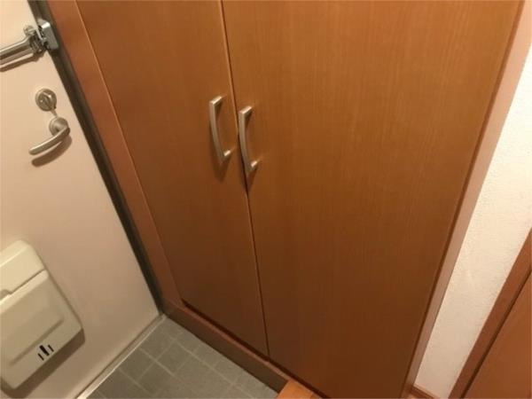 ホワイトヒルズNの玄関