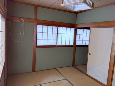 【和室】 | 長地梨久保2丁目　貸家（２） | 2階和室6帖と3帖