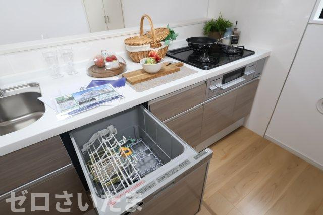 《仲介手数料無料》伊奈町本町２丁目206新築一戸建てエルデのキッチン