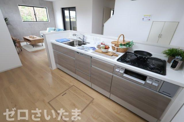 《仲介手数料無料》伊奈町本町２丁目206新築一戸建てエルデのキッチン