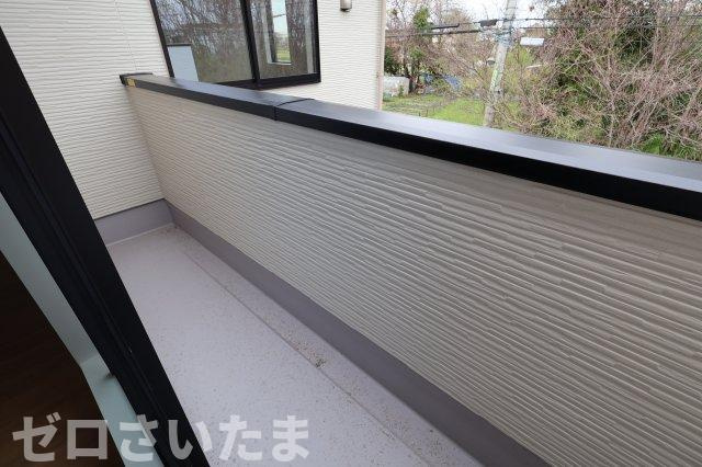 《仲介手数料無料》伊奈町本町２丁目206新築一戸建てエルデのバルコニー