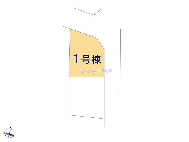 《仲介手数料無料》伊奈町本町２丁目206新築一戸建てエルデの区画図