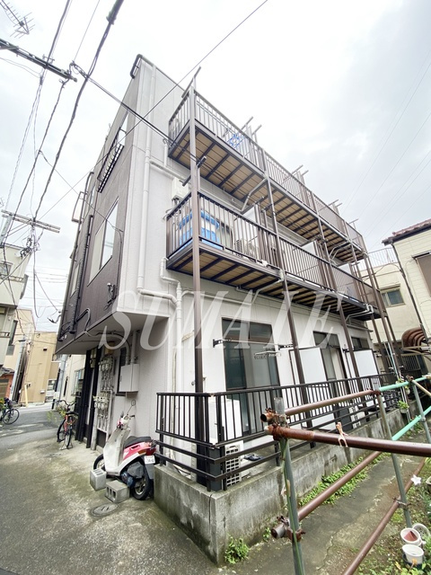 プレステージ新小岩の外観|バルコニー部分からの外観です。