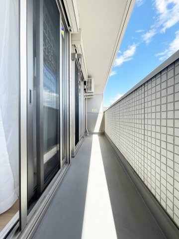 ルミエール　Ｅ棟のバルコニー
