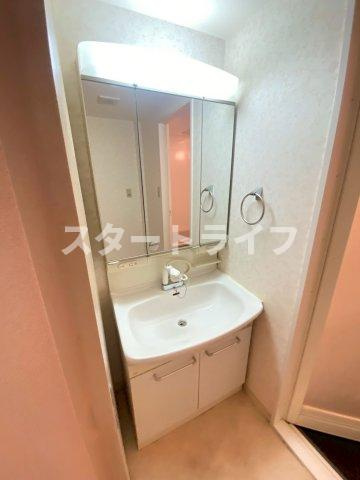 大阪市淀川区西中島３丁目の賃貸マンションの洗面所