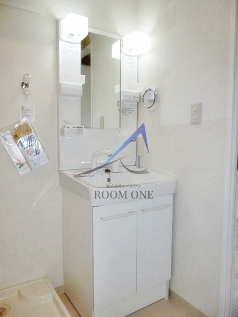 b’CASA新大橋の洗面所|洗面台です。