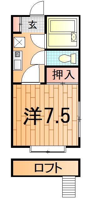 クレールⅠの間取り