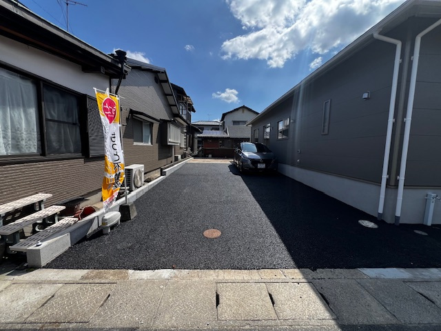 筑前町朝園第5の駐車場|横2列、縦2列の計4台駐車可能

