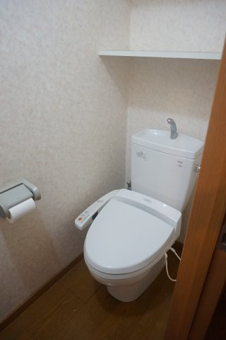 熊本市南区近見４丁目の賃貸マンションのトイレ