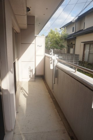 熊本市南区近見４丁目の賃貸マンションのバルコニー