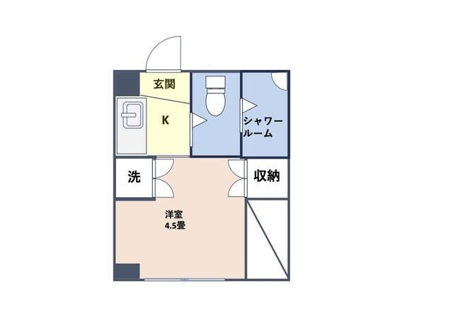 凾嶺ビルの間取り|間取りです。