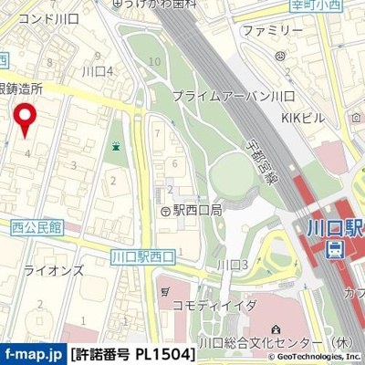 【地図】 | 川口寿コーポ