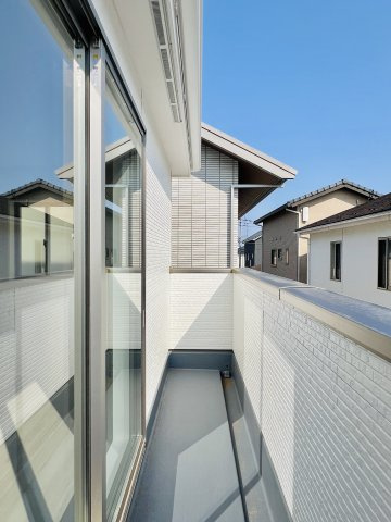 前橋市北代田町のバルコニー|日当たりも良好のバルコニー◎