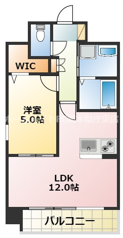 シュシュ天神の間取り