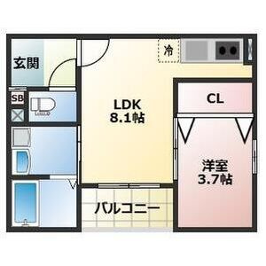【間取り】 | ALEGRIA泉佐野鶴原South
