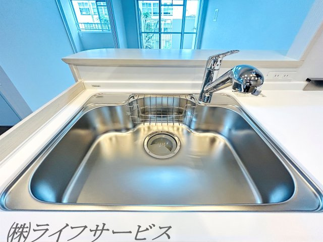 【キッチン】 | 新北野第2コーポ | 浄水機能付水栓搭載