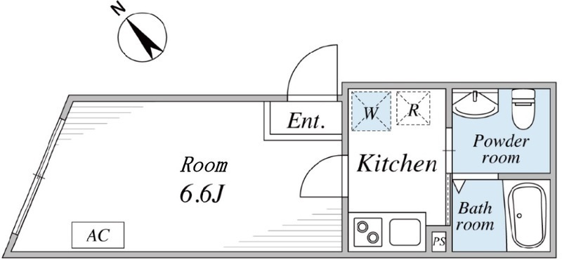 アーバンフロント日暮里の間取り