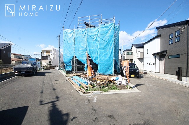 【外観】 | 陽の光をたっぷりと浴びながら気持ち良く生活が出来ます。夢のマイホーム、夢ではなく実現出来ます！見学・ご相談等、お気軽にご連絡下さい。