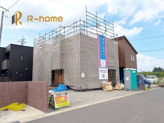 笠間市旭町第9　新築戸建て　1号棟の外観|2026年6月完成予定！近隣の同仕様完成物件をご見学いただけます♪