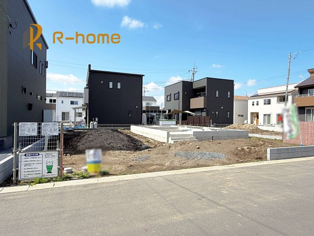 笠間市旭町第9　新築戸建て　2号棟の外観|2026年6月完成予定！近隣の同仕様完成物件をご見学いただけます♪