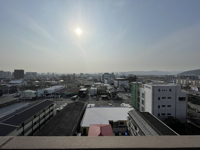 アルファステイツ野田Ⅲの展望|9階部分に位置しており、周辺に高い建物もないため開けた眺望になっております。