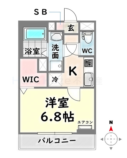 【間取り】 | フルール野並【名古屋市賃貸・ネット無料】
