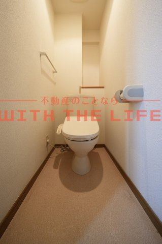  R-BLDG03【キャッシュバック対象物件】のトイレ|トイレもきれいです