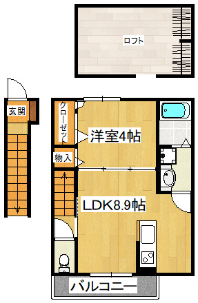 フォレストメゾン西船橋WESTの間取り