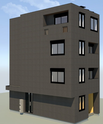 ルシェロ円神の外観パース|★新築　耐震耐火構造の旭化成へーベルメゾン★ペット共生型マンション★