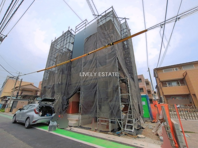 越谷市大沢2丁目 新築分譲住宅 の前面道路含む現地写真