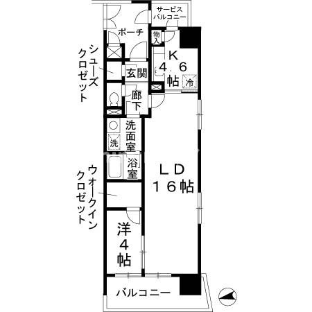 ロイヤルパークスなんばの間取り