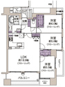 【間取り】 | 東南角部屋・Ｒ８年３月室内改装済・ペット飼育可(飼育規定有)