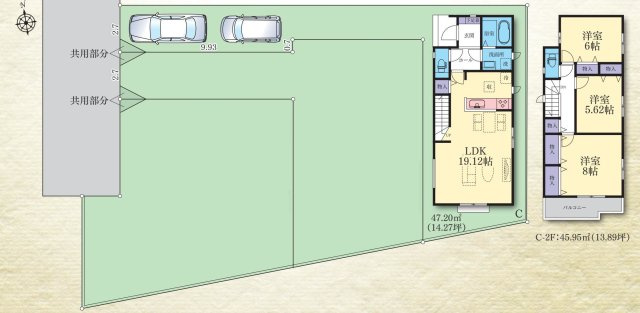 【間取り】 | 3LDKは、リビングダイニングキッチンと3つの居室がある間取り。ファミリー層に非常に人気の高い間取りで、広々としたリビングで家族団らんを楽しみ、個室でプライベートな時間も確保できるのが大きな魅力です。