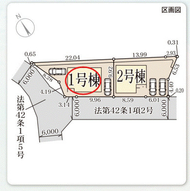 【区画図】 | リーブルガーデン伏見区淀樋爪町２期 | 区画図