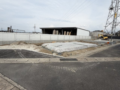 【前面道路含む現地写真】 | リーブルガーデン伏見区淀樋爪町２期 | 前面道路含む現地写真です