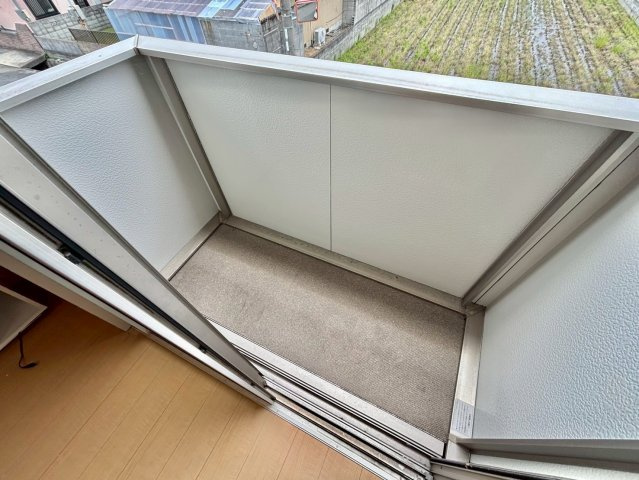 プラムコートのバルコニー