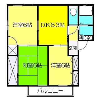 【間取り】 | リバーサイドピアⅡ
