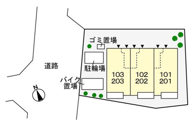 【駐車場】 | メゾンエスティ