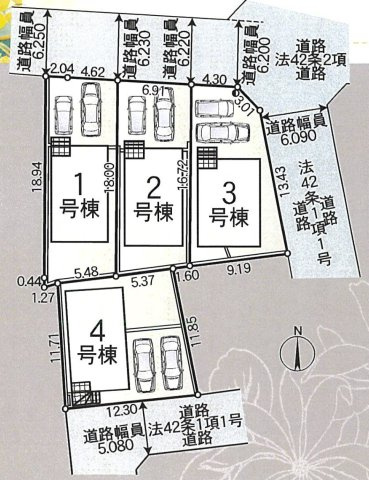相模原市南区磯部第58　新築全4棟