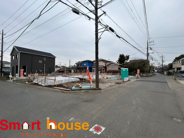 相模原市南区磯部第58　新築全4棟の前面道路含む現地写真