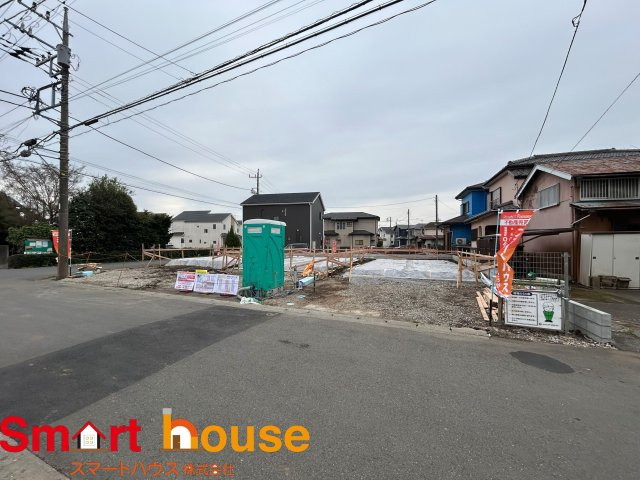 相模原市南区磯部第58　新築全4棟の前面道路含む現地写真