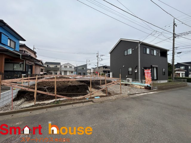 相模原市南区磯部第58　新築全4棟の前面道路含む現地写真