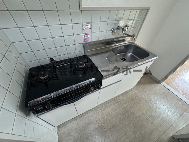 武蔵野市境１丁目のアパートのキッチン