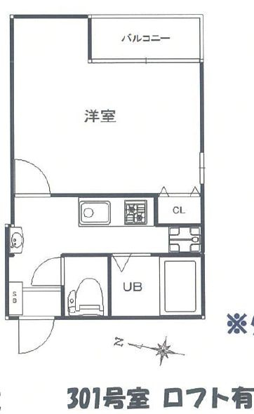 セレンディピティ高円寺の間取り|使いやすい1Kのお部屋☆