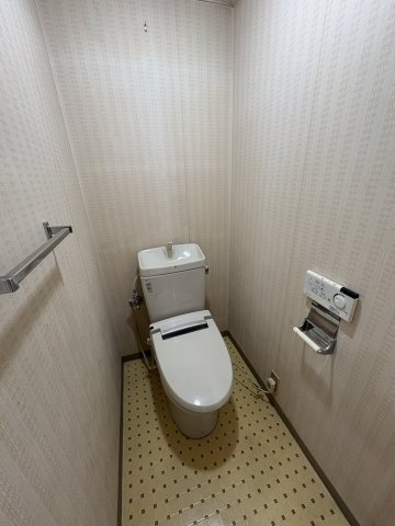 ベルメゾン武蔵関2階のトイレ|落ち着いたトイレです