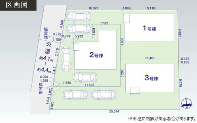 【区画図】 | 前橋市北代田町2期　2号棟