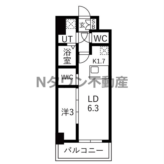 【間取り】 | メイクスアート浄心 | 間取りです。
