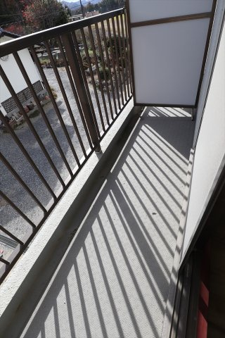 ルーラルハウスのバルコニー