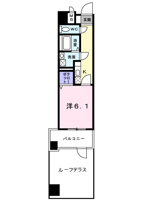 PARK岸和田Ⅱの間取り